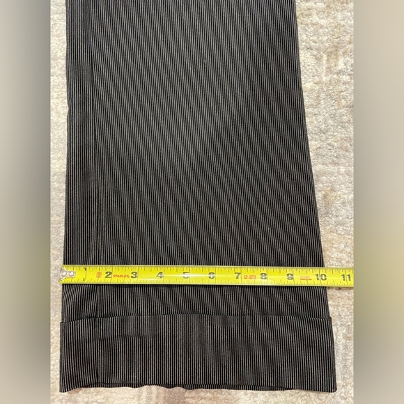 Maurice’s Gray Pinstripe Dress Pants Low Rise Boot Cut Juniors Size 5/6 Long Y2K - Picture 11 of 12